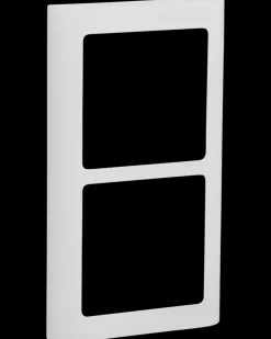 New FUGA Design ramme SOFT 63 2 x 1 modul - hvid Rammer