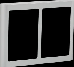 Best FUGA Design ramme SOFT 63 2x1½ modul - stål Rammer
