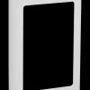 Outlet FUGA Design ramme SOFT 63 1 ½ modul - hvid Rammer