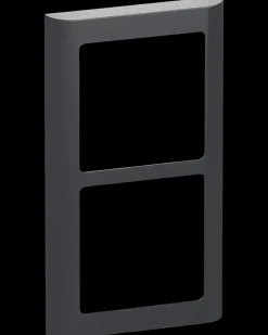 New FUGA Designramme SOFT 2 x 1 modul - koksgrå Rammer
