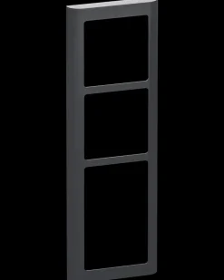 FUGA Designramme SOFT 3½ modul - koksgrå Rammer