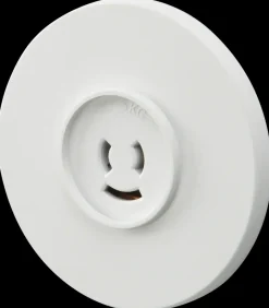 Clearance FUGA Lampestikkontakt Ø80 mm - hvid Lampestik Og -Udtag