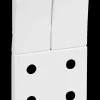Outlet FUGA Tangent stikkontakt 1½ dobbelt - hvid Tangenter