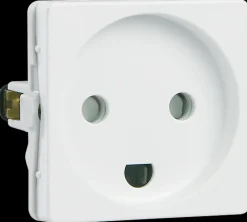 Clearance Stikkontakt 1 modul uden afbryder - hvid Afbrydere Og Stikkontakter