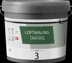 Hot Loftmaling Glans 3 - hvid Maling Indendørs