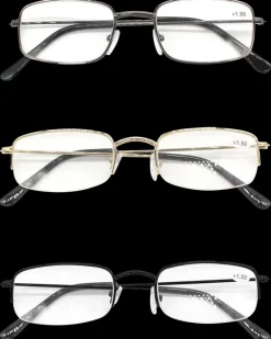 Best Læsebrille 3-pak metalstel Briller Og Forstørrelsesglas