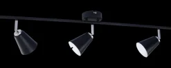Clearance Spotskinne Bari 3 x E14 - sort Loftslamper Og -Pendler