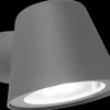 New Luxlamp Væglampe Ares GU10 - grå Udendørs Væglamper