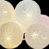 Clearance Lyskugler Ø6 cm 10 stk. - lyse farver Dekoration