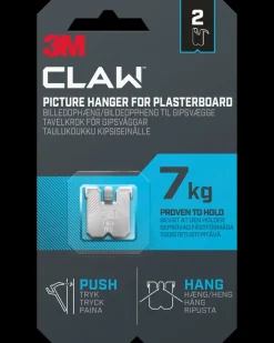 Outlet ™ CLAW™ Ophæng Gipsvæg - 7 kg 2-pak Knager Og Knagerækker