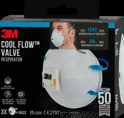 Best ™ Åndedrætsværn FFP2 m/ven 3-pk Værnemidler