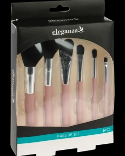 Clearance Makeup børster 6 dele - assorterede farver Kosmetik Og Personlig Pleje