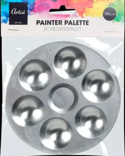 Online Malerpalette metal rund Øvrige Hobbyartikler
