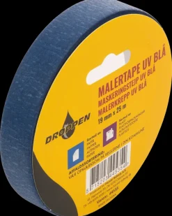 Clearance Malertape UV Blå - 19 mm Tape