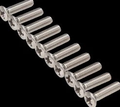 Clearance Maskinskrue A4 LH M4 x 16 mm 10-pak Maskinskruer, Bolte Og Møtrikker