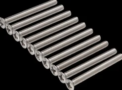 Discount Maskinskrue A4 LH M4 x 40 mm 10-pak Maskinskruer, Bolte Og Møtrikker