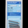Best Maskinskrue A4 LH M6 x 50 mm 4-pak Maskinskruer, Bolte Og Møtrikker