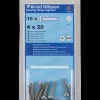 New Maskinskrue A4 PH M4 x 20 mm 10-pak Maskinskruer, Bolte Og Møtrikker