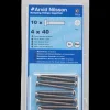 Clearance Maskinskrue A4 PH M4 x 40 mm 10-pak Maskinskruer, Bolte Og Møtrikker