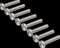 New Maskinskrue A4 PH M5 x 25 mm 8-pak Maskinskruer, Bolte Og Møtrikker