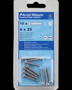 Online Maskinskrue A4 PH M4 x 25 mm 10-pak Maskinskruer, Bolte Og Møtrikker