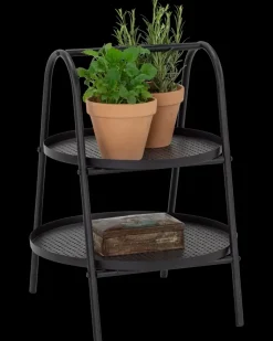 Outlet Metalbord med hank Ø35 cm Haveborde|Øvrige Havemøbler