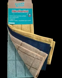Outlet Mikrofiberklud 30x30 cm - 4 stk Rengøringsartikler