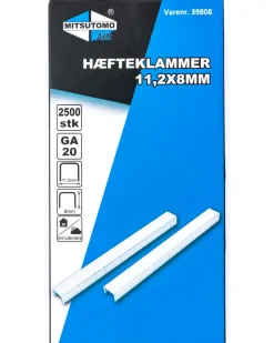 Hot Hæfteklammer 11,2 x 8 mm 2500 stk. Søm, Klammer, Stifter Mm.