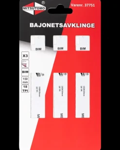 Online Bajonetsavklinge metal fin 150 mm 3-pak Bajonetsavklinger