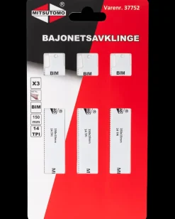 Discount Bajonetsavklinge metal grov 150 mm 3-pak Bajonetsavklinger