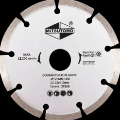 Hot Diamantskæreskive Ø125 mm - uni Skære- Og Slibeskiver