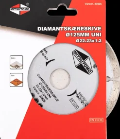 Hot Diamantskæreskive Ø125 mm - uni Skære- Og Slibeskiver