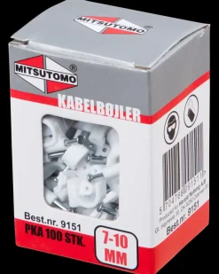 Discount Kabelclips 7-10 - hvid Kabelclips
