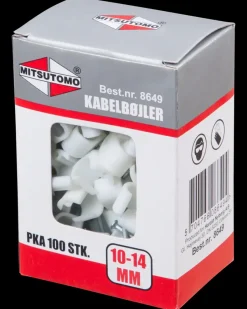 New Kabelclips 10-14 - hvid Kabelclips