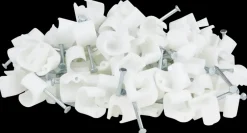 New Kabelclips 10-14 - hvid Kabelclips