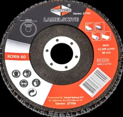 Online Lamelskive Ø125 mm K60 Skære- Og Slibeskiver