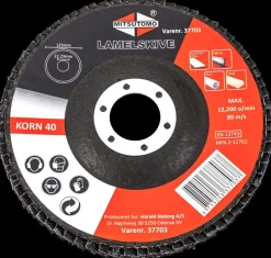 Sale Lamelskive Ø125 mm K40 Skære- Og Slibeskiver