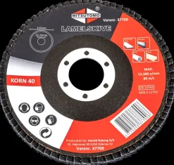 Lamelskive Ø115 mm K40 Skære- Og Slibeskiver