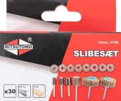 Clearance Slibesæt Ø3 mm 30 dele Slibeartikler