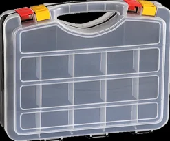 Hot Sortimentkuffert dobbelt 8 x 27 x 33cm Sortimentsbokse