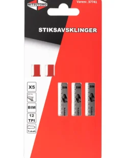 Outlet Stiksavsklinger Metal 12T 5 stk. Stiksavklinger
