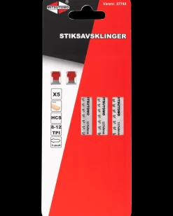 Stiksavsklinger træ 8-12T 5 stk. Stiksavklinger