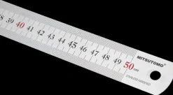 New Stållineal 500 mm rustfri Måleværktøj