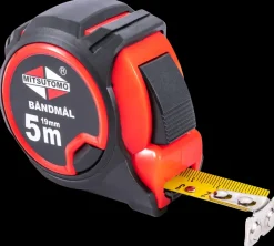 Discount Målebånd 5 meter x 19 mm Måleværktøj