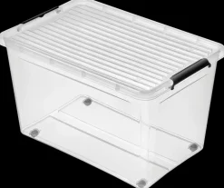 Discount Opbevaringsboks Simplestore Wave m/hjul - 60 liter Opbevaringsbokse Og -Kasser