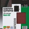 Clearance Slibepapir 23 x 28 cm K60 20 stk. Slibepapir