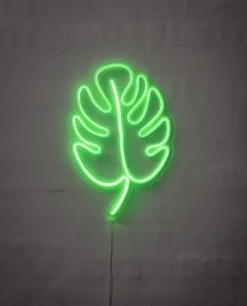 Best Neonskilt Blad H. 36 x B. 25 cm Indendørs Væglamper