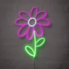 Outlet Neonskilt Blomst H. 50 x B. 35 cm Indendørs Væglamper