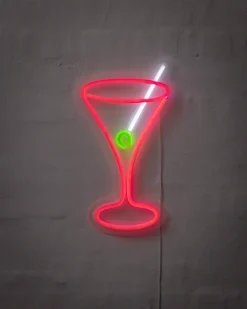 Neonskilt Drink H. 36 x B. 21 cm Indendørs Væglamper