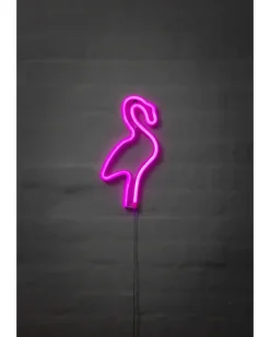 New Neonskilt Flamingo H. 29 x B. 14 cm Indendørs Væglamper